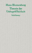 Cover-Bild zum Titel 'Theorie der Unbegrifflichkeit' von 'Hans Blumenberg'