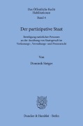Cover-Bild zum Titel 'Der partizipative Staat.' von 'Dominik Steiger'