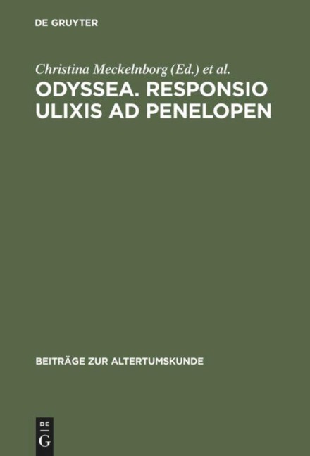 Odyssea. Responsio Ulixis ad Penelopen - 