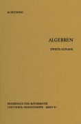 Cover-Bild zum Titel 'Algebren' von 'Max Deuring'
