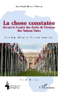Cover-Bild zum Titel 'La chose constatée devant le Comité des droits de l'homme des Nations Unies' von 'Mbara A Betsem'
