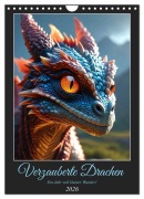 Cover-Bild zum Titel 'Verzauberte Drachen: Ein Jahr voll kleiner Wunder! (Wandkalender 2026 DIN A4 hoch), CALVENDO Monatskalender' von 'Sebastian Lüdke'