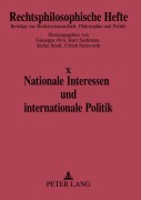 Cover-Bild zum Titel 'Nationale Interessen und internationale Politik' von ''