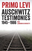 Cover-Bild zum Titel 'Auschwitz Testimonies' von 'Primo Levi, Leonardo De Benedetti'