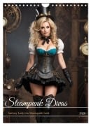Cover-Bild zum Titel 'Steampunk Divas (Wandkalender 2026 DIN A4 hoch), CALVENDO Monatskalender' von 'Heidi Spiegler'