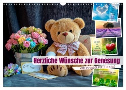 Cover-Bild zum Titel 'Herzliche Wünsche zur Genesung (Wandkalender 2026 DIN A3 quer), CALVENDO Monatskalender' von 'Melanie Viola'