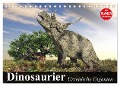 Dinosaurier. Urzeitliche Giganten (Tischkalender 2024 DIN A5 quer), CALVENDO Monatskalender - Elisabeth Stanzer
