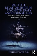 Cover-Bild zum Titel 'Multiple Relationships in Psychotherapy and Counseling' von ''