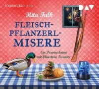 Cover-Bild zum Titel 'Fleischpflanzerl-Misere. Der 14. Fall für den Eberhofer. Ein Provinzkrimi' von 'Rita Falk'