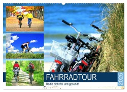 Fahrradtour. Radle dich frei und gesund! (Wandkalender 2025 DIN A2 quer), CALVENDO Monatskalender - Rose Hurley