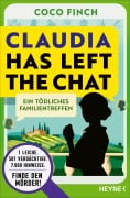 Cover-Bild zum Titel 'Claudia has left the Chat' von 'Coco Finch'
