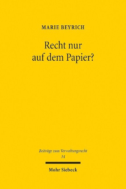 Recht nur auf dem Papier? - Marie Beyrich
