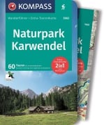 Cover-Bild zum Titel 'KOMPASS Wanderführer Naturpark Karwendel, 60 Touren mit Extra-Tourenkarte' von 'Hermann Sonntag, Siegfried Garnweidner'