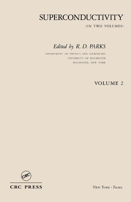 Superconductivity - R. D. Parks