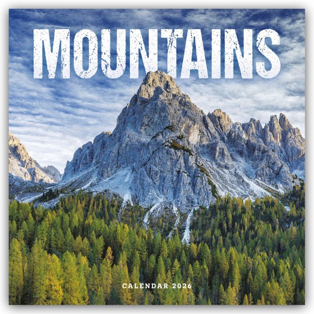 Mountains - Die höchsten Berge 2026 - Wand-Kalender - Carousel Calendar