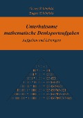 Cover-Bild zum Titel 'Unterhaltsame mathematische Denksportaufgaben' von 'Georg Schönfeld, Eugen Schönfeld'