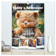 Cover-Bild zum Titel 'Taddy¿s Abenteuer (hochwertiger Premium Wandkalender 2026 DIN A2 hoch), Kunstdruck in Hochglanz' von 'Steffen Gierok-Latniak'