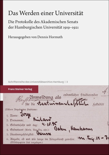 Das Werden einer Universität - 