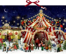 Wandkalender - Ein Besuch im Weihnachtszirkus - 