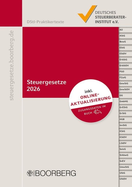 Steuergesetze 2026 - 