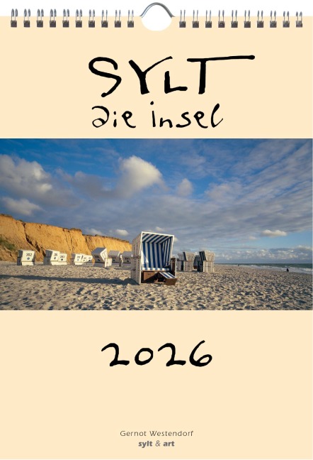 Sylt-die Insel 2026 A4 Kalender - Gernot Westendorf