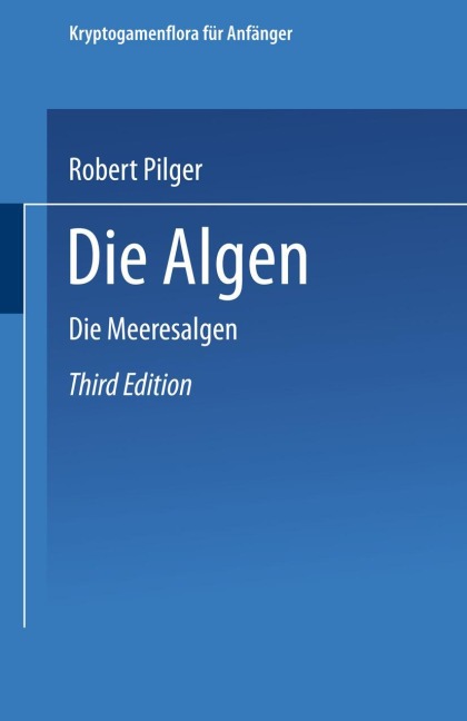 Die Algen - Gustav Lindau, Robert Pilger