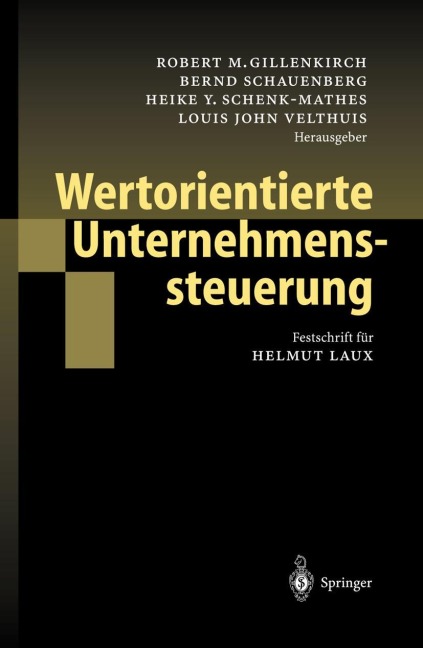 Wertorientierte Unternehmenssteuerung - 