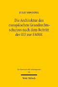 Cover-Bild zum Titel 'Die Architektur des europäischen Grundrechtsschutzes nach dem Beitritt der EU zur EMRK' von 'Julie Vondung'