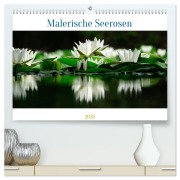 Cover-Bild zum Titel 'Malerische Seerosen (hochwertiger Premium Wandkalender 2026 DIN A2 quer), Kunstdruck in Hochglanz' von 'Anette/Thomas Jäger'