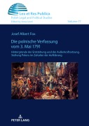Cover-Bild zum Titel 'Die polnische Verfassung vom 3. Mai 1791' von 'Josef Fox'