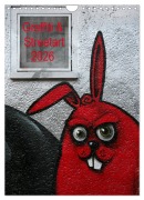 Cover-Bild zum Titel 'Graffiti & Streetart 2026 (Wandkalender 2026 DIN A4 hoch), CALVENDO Monatskalender' von 'Kerstin Stolzenburg'
