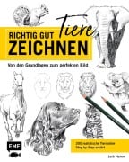 Cover-Bild zum Titel 'Richtig gut zeichnen - Tiere' von 'Jack Hamm'