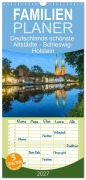Cover-Bild zum Titel 'Familienplaner 2027 - Deutschlands schönste Altstädte - Schleswig-Holstein mit 5 Spalten (Wandkalender, 21 x 45 cm) CALVENDO' von 'Peter Schickert'