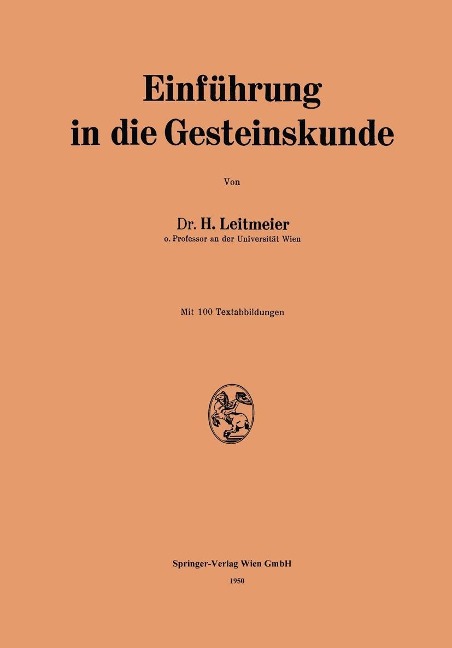 Einführung in die Gesteinskunde - Hans Leitmeier