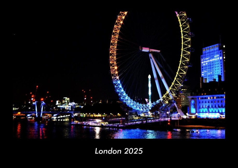 London 2025 Fotokalender DIN A3 - Tobias Becker