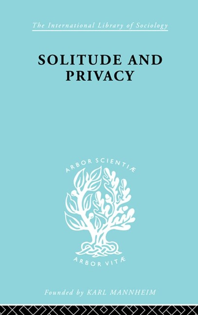 Solitude and Privacy - Paul Halmos