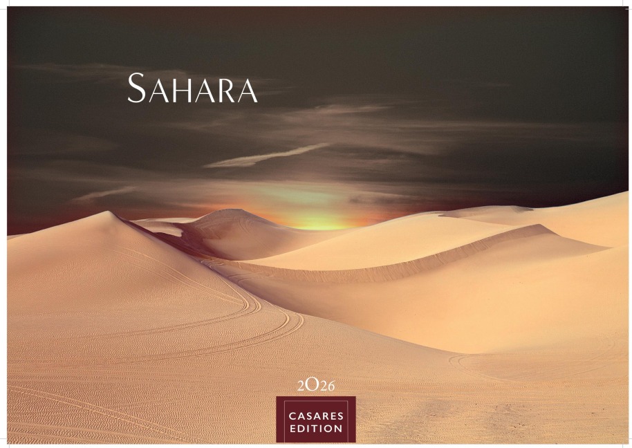 Sahara Kalender 2026 - Wandkalender | Fotokalender Afrika 24x35 cm - . mit 12 brillanten Fotos der Wüste - 