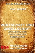 Cover-Bild zum Titel 'Wirtschaft und Gesellschaft' von 'Max Weber'