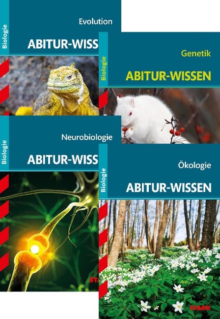 STARK Abitur-Wissen Biologie Bände 1-4 - Thomas Kappel, Albert Kollmann, Henning Kunze, Ole Müller