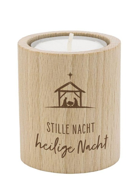 Stille Nacht, Heilige Nacht - Teelichthalter - 