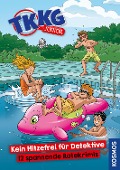 Cover-Bild zum Titel 'TKKG Junior, Kein Hitzefrei für Detektive - 12 spannende Ratekrimis' von 'Kirsten Vogel'
