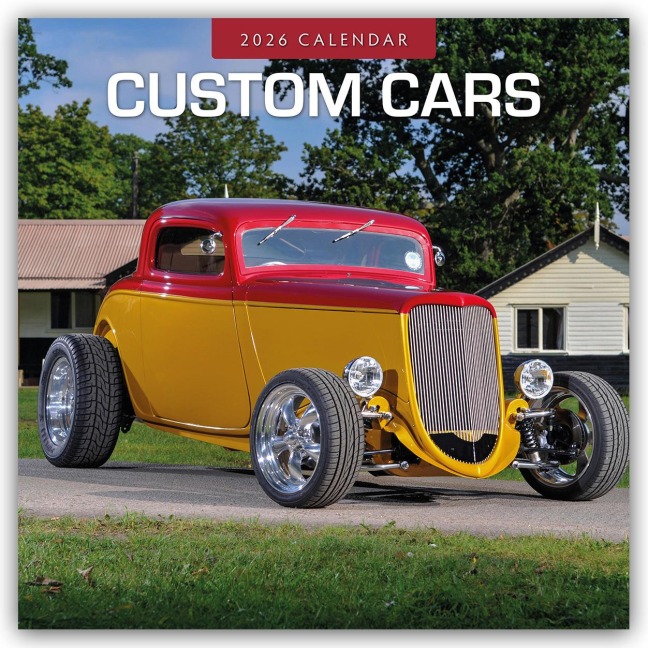 Custom Cars - Umgebaute Autos 2026 - 16-Monatskalender - Robin Red