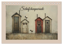 Cover-Bild zum Titel 'Schäfchenparade (Tischkalender 2026 DIN A5 quer), CALVENDO Monatskalender' von 'Anne Seltmann'