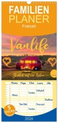 Cover-Bild zum Titel 'Familienplaner 2026 - Vanlife - Glücklich auf vier Rädern mit 5 Spalten (Wandkalender, 21 x 45 cm) CALVENDO' von 'Mario Weigt'