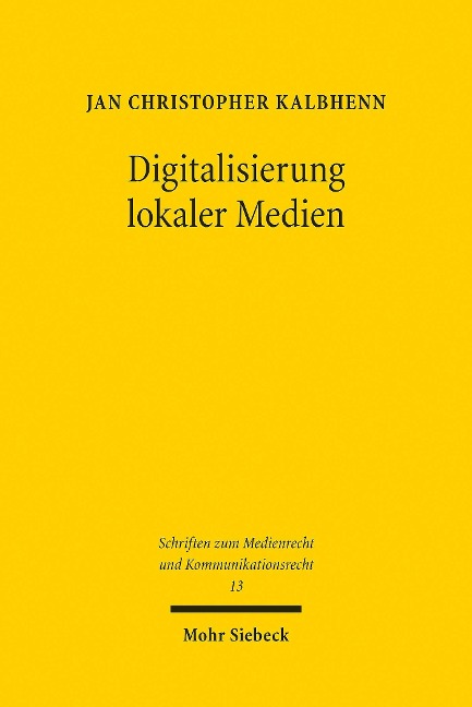 Digitalisierung lokaler Medien - Jan Christopher Kalbhenn