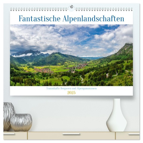 Fantastische Alpenlandschaften (hochwertiger Premium Wandkalender 2025 DIN A2 quer), Kunstdruck in Hochglanz - Gierok-Latniak, Steffen Magic Artist Design