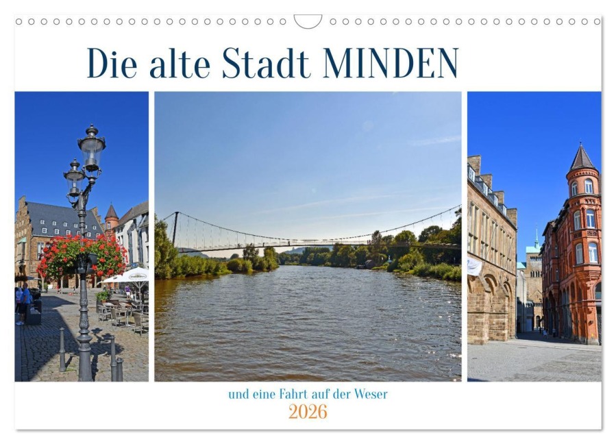 Die alte Stadt MINDEN (Wandkalender 2026 DIN A3 quer), CALVENDO Monatskalender - Ulrich Senff