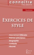 Cover-Bild zum Titel 'Fiche de lecture Exercices de style de Raymond Queneau (Analyse littéraire de référence et résumé complet)' von 'Raymond Queneau'