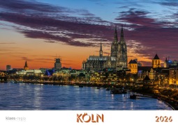 Cover-Bild zum Titel 'Köln 2026 Bildkalender A4 quer, spiralgebunden' von ''