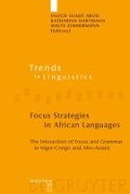 Focus Strategies in African Languages - 